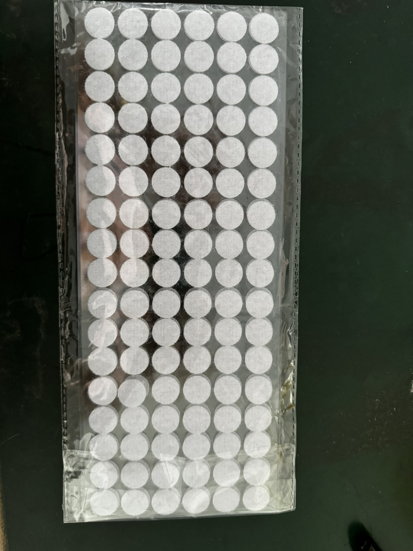 Main product image of Adhesive Velcro, White, 15mm, 102 Pairs