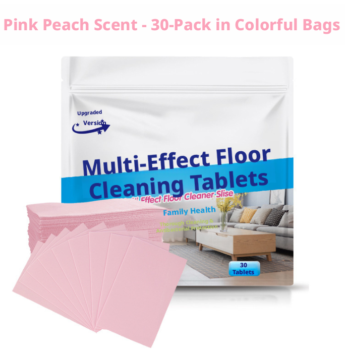 Main product image of Floor Cleaning Tablets, Pink Peaches, 30 Tablets
