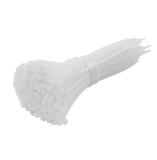 Main product image of White Cable Ties, 2.5mm x 150mm, 100 Pieces per Bag