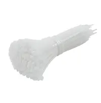 Product image of White Cable Ties, 2.5mm x 150mm, 100 Pieces per Bag