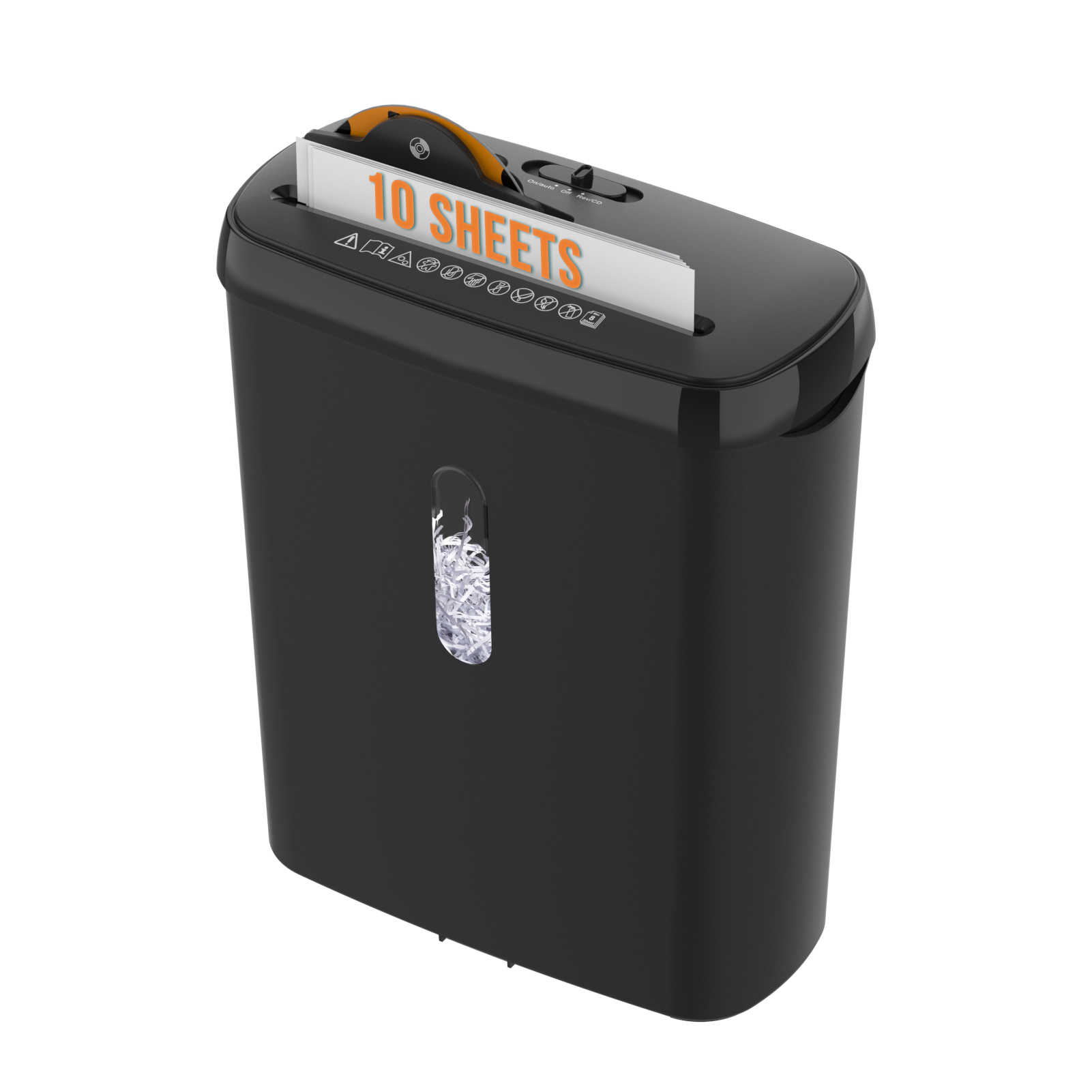 Main product image of 10-Sheet Paper Shredder, P-2, 3.17-Gallon Basket, CD/Credit Card, ETL Certified