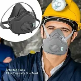 Product image of Industrial Dust Respirator Mask with 10 Replaceable Filters