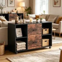 Product image of Office File Cabinet, Durable Steel Construction for Document Storage