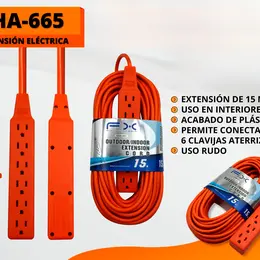 Product image of 15.6m Power Extension Cord Strip for Indoor/Outdoor Use