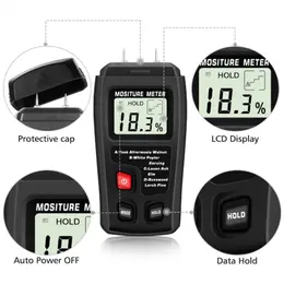 Product image of Digital LCD Wood Moisture Meter for Wood, Firewood, Paper, Cardboard