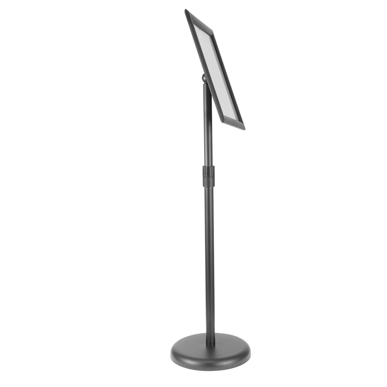 Main product image of Pedestal Sign Holder, 8.5 x 11 Inch, Adjustable, Floor Standing, Black