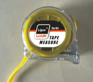 Main product image of Clear Yellow Polycarbonate Tape Measure, 2m x 12.5mm
