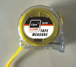 Product image of Clear Yellow Polycarbonate Tape Measure, 2m x 12.5mm