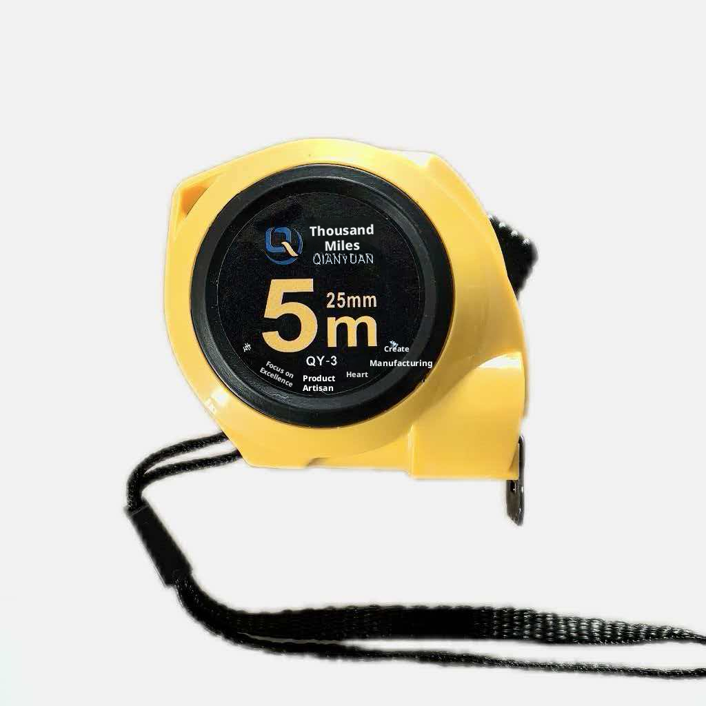 Main product image of 5m x 25mm Yellow Polypropylene Retractable Tape Measure