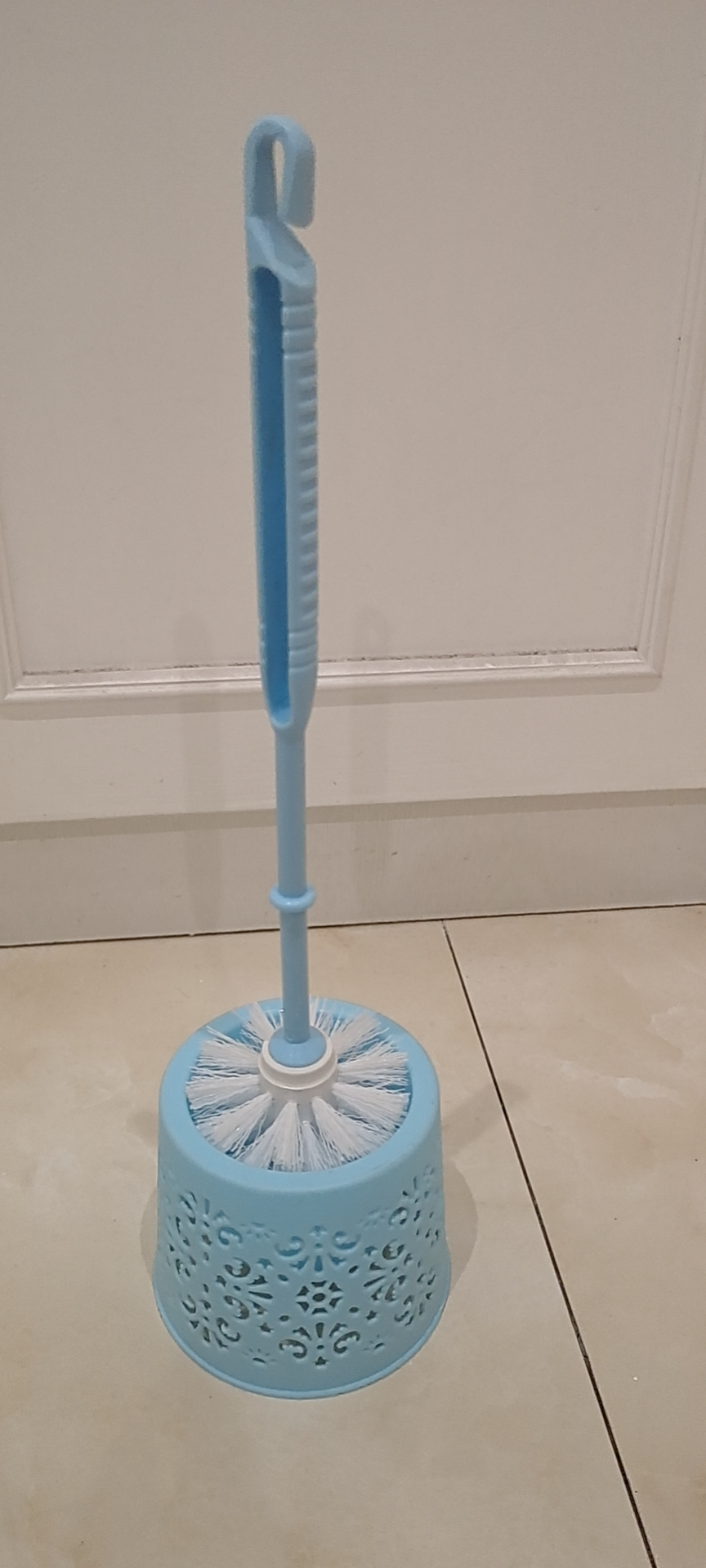 Main product image of Toilet brush, hollow base, blue, 33 x 10 x 7.5 cm