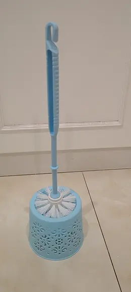 Product image of Toilet brush, hollow base, blue, 33 x 10 x 7.5 cm