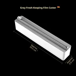 Product image of Gray Plastic Wrap Cutter for Commercial Use