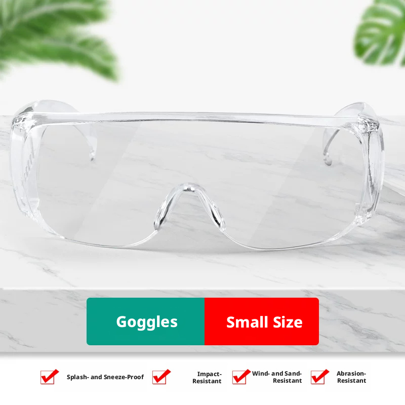 Main product image of Small Clear Safety Goggles for Eye Protection in Industrial Settings