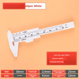Product image of Plastic Vernier Calipers, 80mm Range, Aurora White