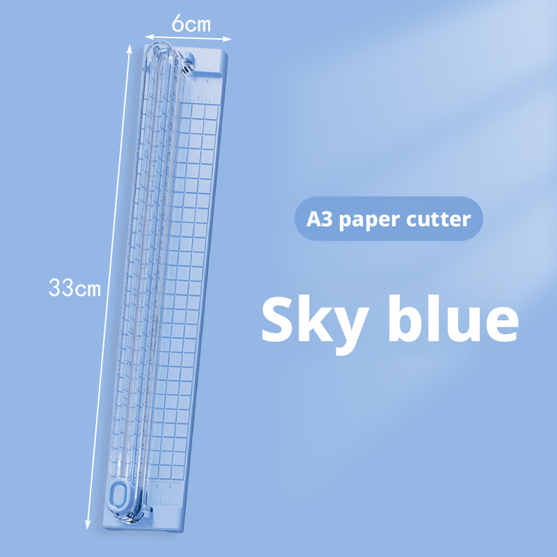 Main product image of Bidirectional Paper Cutter, Blue, for Office and Workshop Use