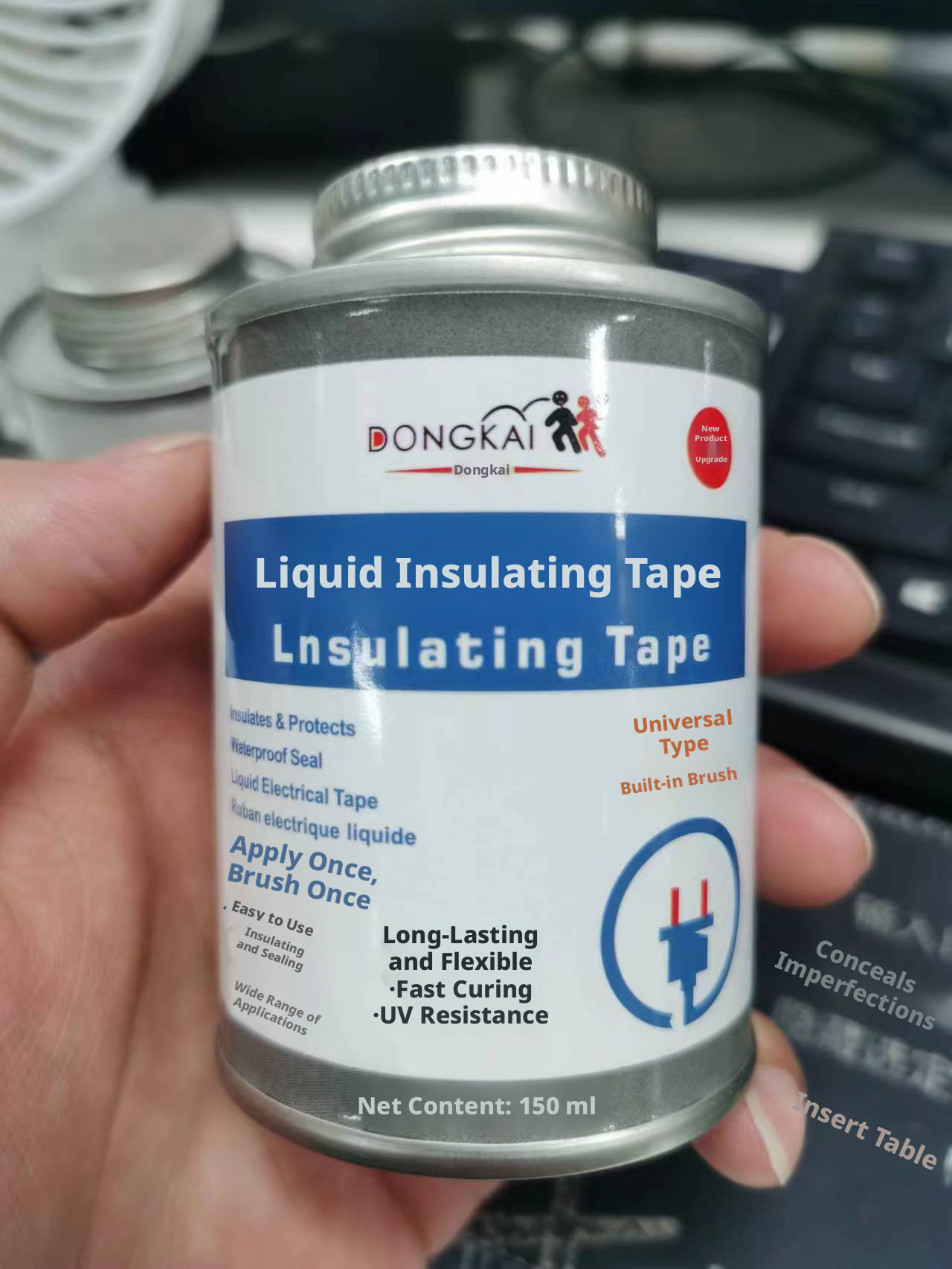 Main product image of Dongkai Liquid Insulating Tape, White, 150ml