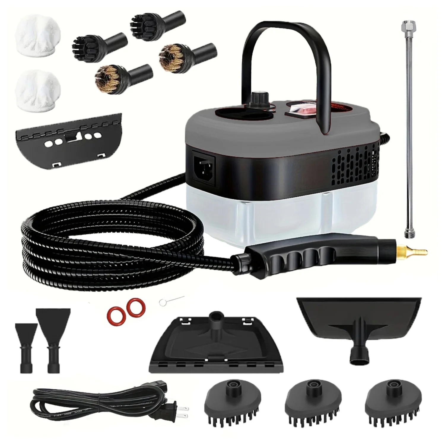 Main product image of 2500W Handheld Steam Cleaner, 1.2L Tank, 12 Attachments