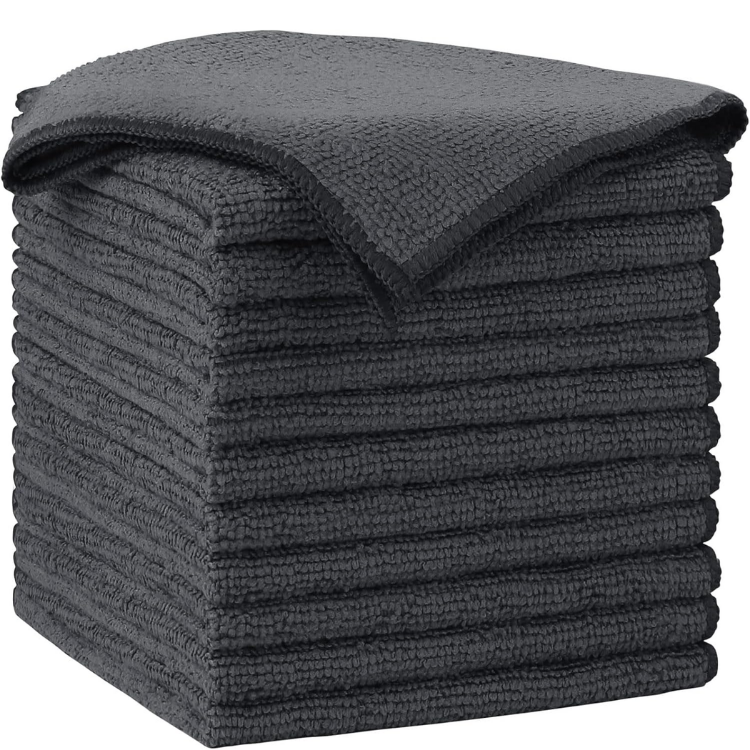 Main product image of Microfiber Cleaning Cloths, Absorbent, Lint-Free, for Automotive and General Cleaning