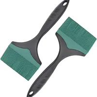 Product image of 2-Pack Extra-Wide Silicone Basting Brushes, Green, 3.95 in.