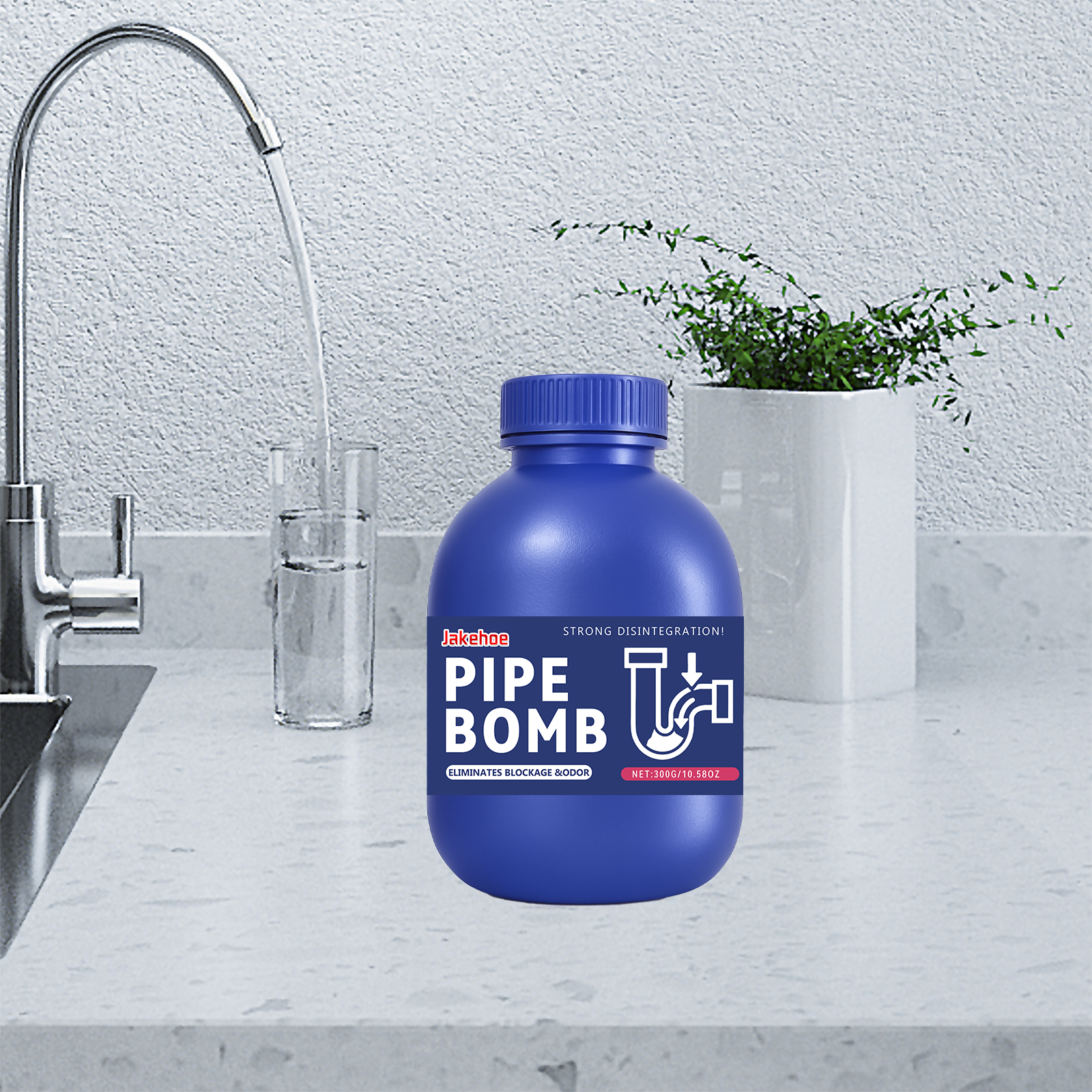 Main product image of Industrial Drainage Pipe Cleaner, 300g Bottle