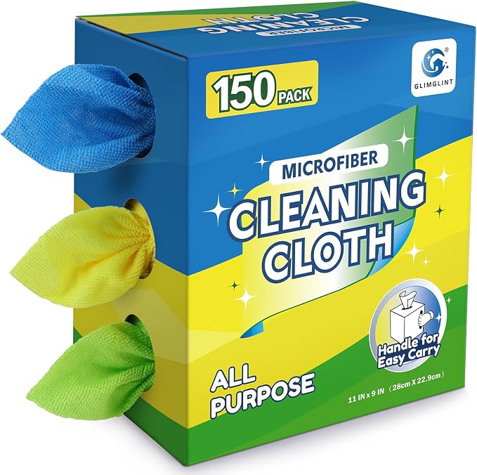 Main product image of Microfiber Cleaning Cloths, 11 x 9 Inches, 150 Pack