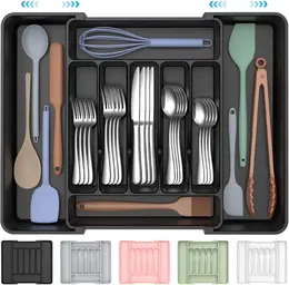 Product image of Expandable Silverware Organizer for Kitchen Drawers