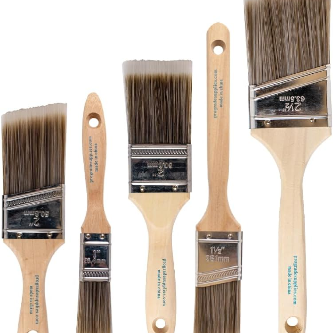 Main product image of 5-Piece Paint Brush Set for Walls, Trim, and Staining