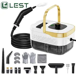 Product image of LEST Handheld Steam Cleaner, 1500W, 4 Bar, 1.25L, 22-Piece Kit