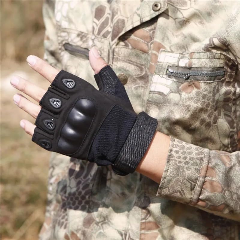 Main product image of Anti-Slip Half Finger Gloves, Cut Resistant, Joint Protection, Machine Work