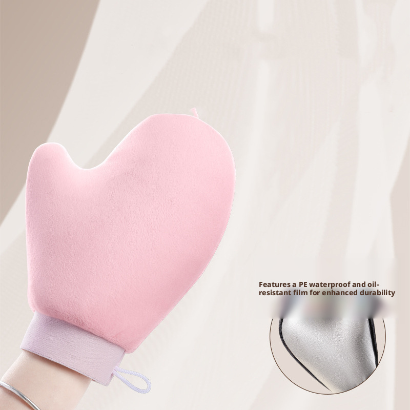 Main product image of Flocked Rubber Gloves, Large, Pink, Single Pair