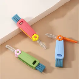 Product image of 3-Piece 3-in-1 Bottle Cleaning Brush Set for Lids and Gaps