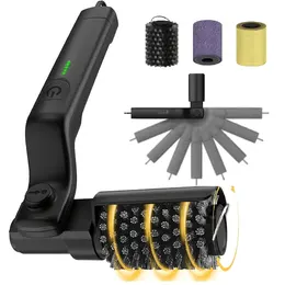 Product image of Electric Rotary Grill Scrubber, 3-Speed, 304 Stainless Steel Bristle-Free Head