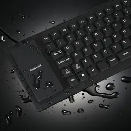 Product image of Full Size Waterproof Foldable Flexible Silicone USB Keyboard