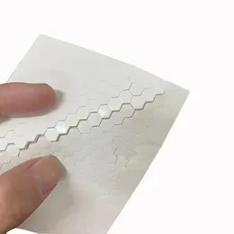 Product image of White Hexagonal Foam Double-Sided Tape, 6.4x2mm, 3-Sheet Pack