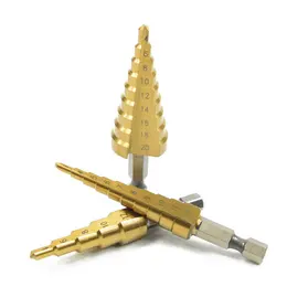 Product image of High Speed Steel Step Drill Bit for Metal, Plastic, and Wood