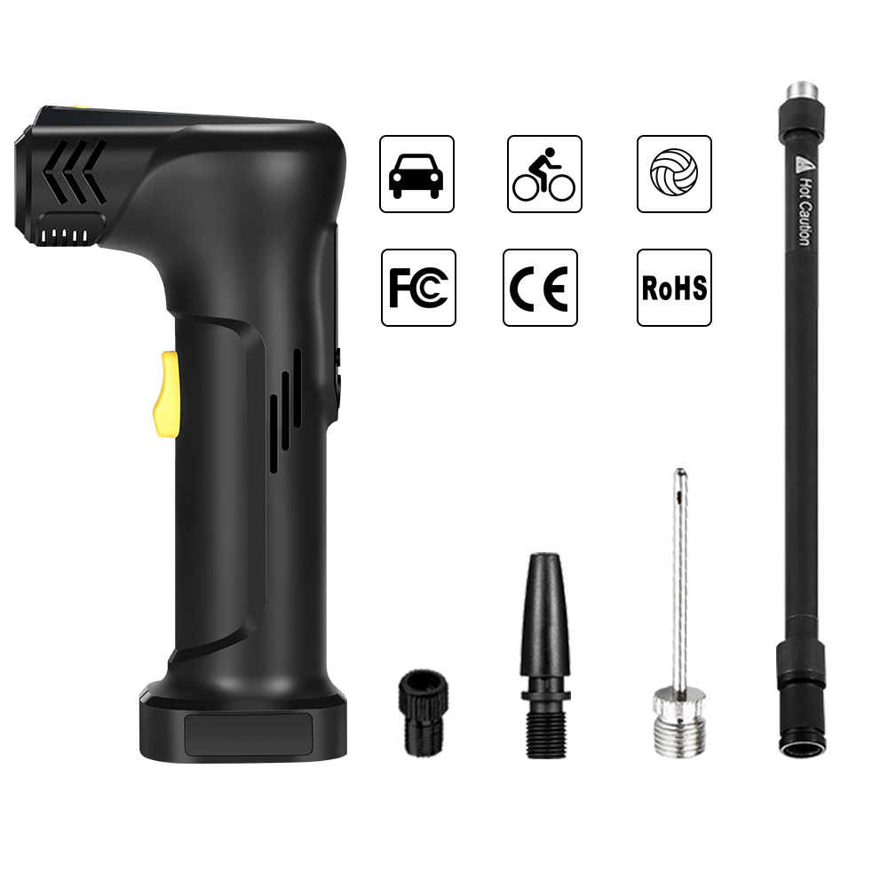 Main product image of Wireless Digital Display Tire Pump, Car Motorcycle Bicycle, 6000mAh