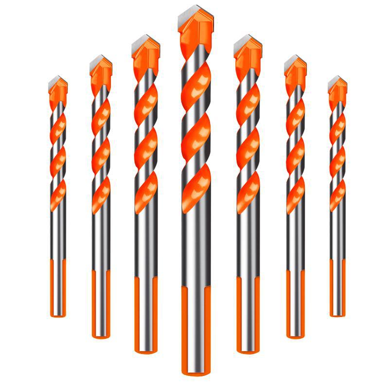 Main product image of Ceramic Alloy Cross Triangle Drill Bit Set for Tile, Glass, Concrete