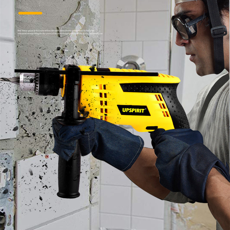 Main product image of Industrial Electric Drill Set, Heavy-Duty, with Accessories