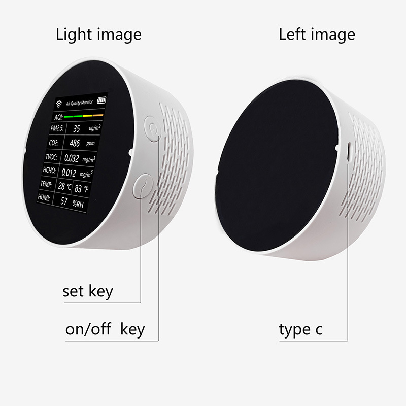 Main product image of Multi-function Air Quality Detector with Wi-Fi Connectivity