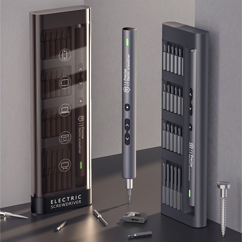 Main product image of Rechargeable Electric Screwdriver Set with Storage Case