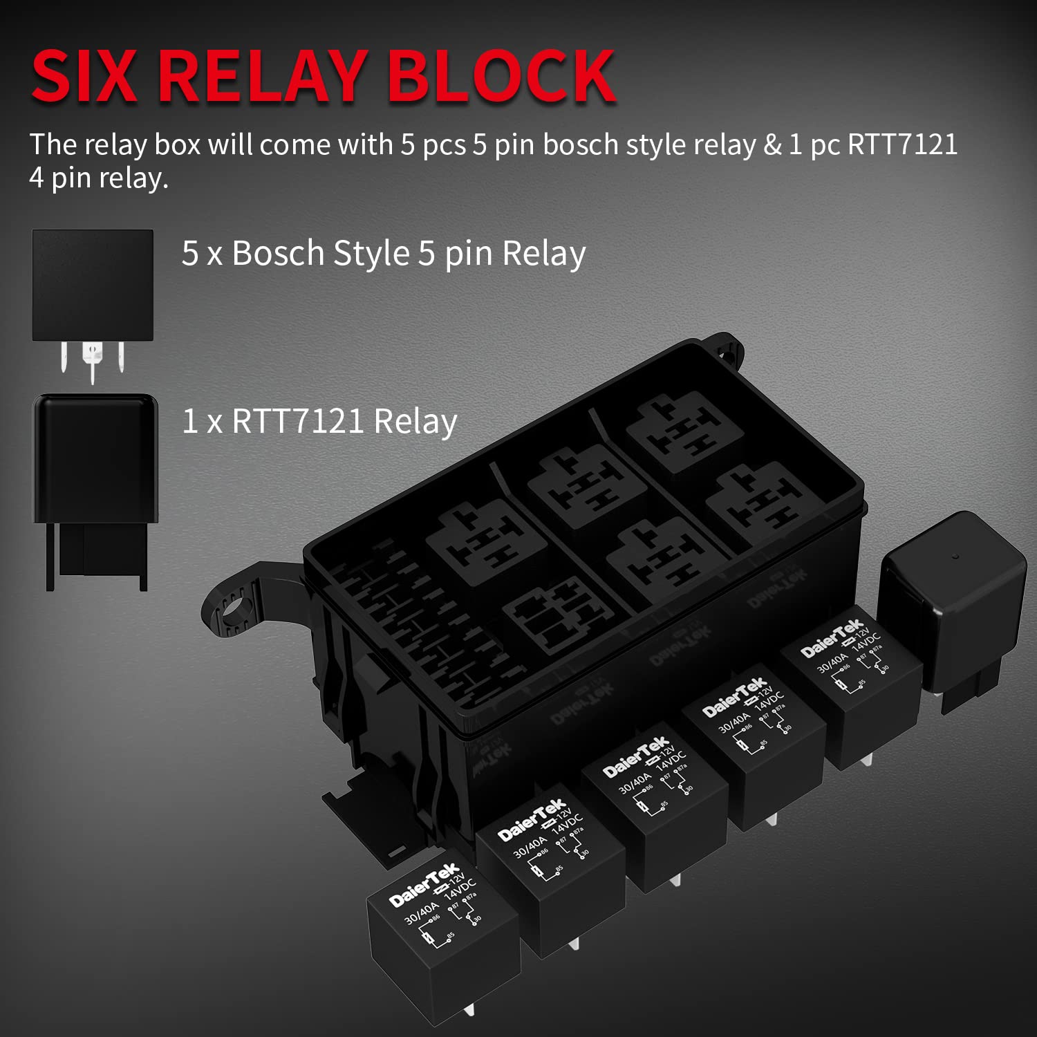 Main product image of Automotive Relay and Fuse Box for Circuit Distribution