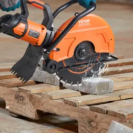 Product image of VEVOR Electric Concrete Saw, 16 In, 3200 W 15 A, Max. 6 In Depth, Wet