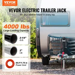 Product image of Electric Trailer Tongue Jack with Protective Cover