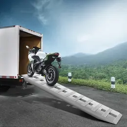 Product image of VEVOR 60"L x 12"W Aluminum Trailer Ramps, 6000 lb Capacity, Beavertail Hook End
