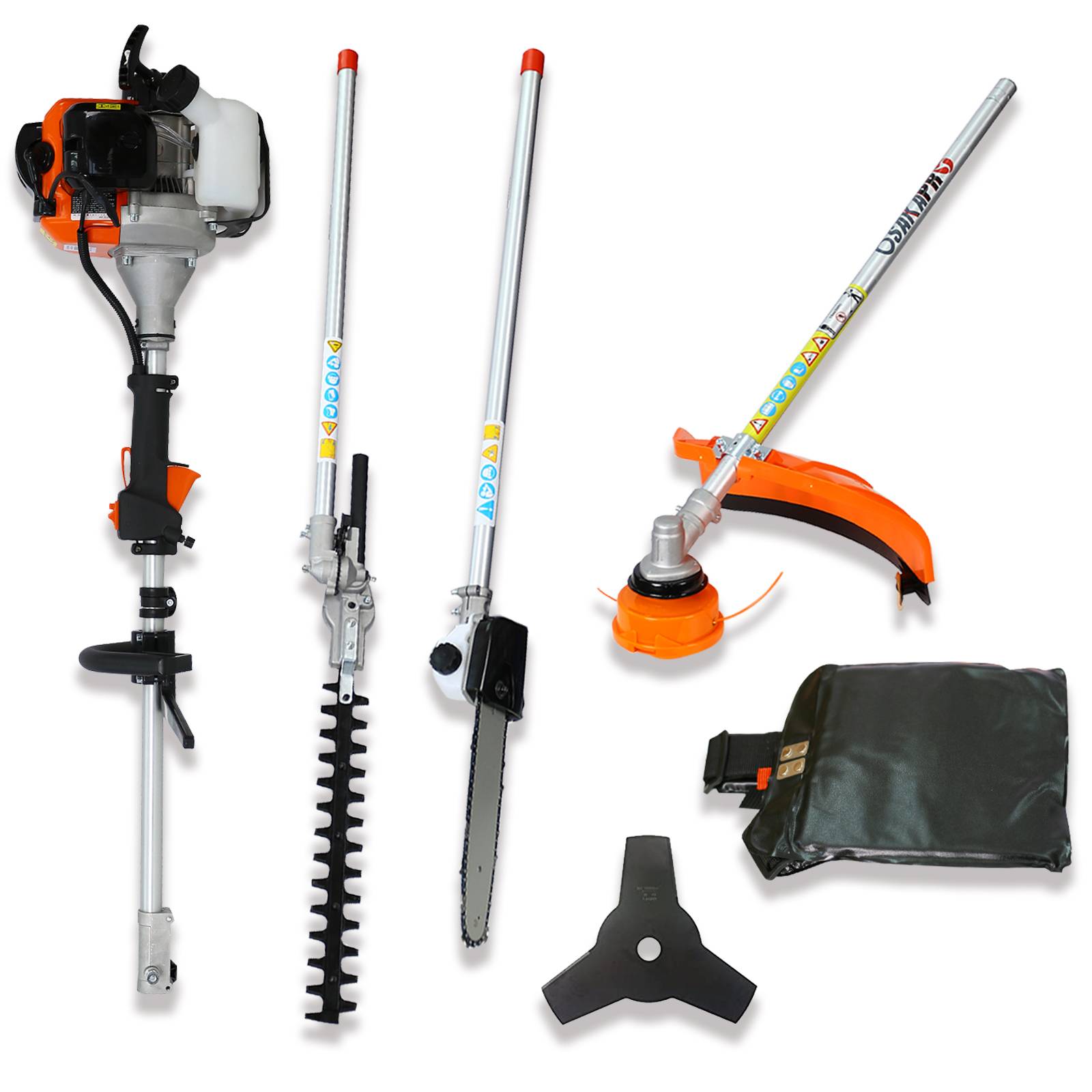 Main product image of 4-in-1 Gas-Powered Pole Saw and Trimmer System