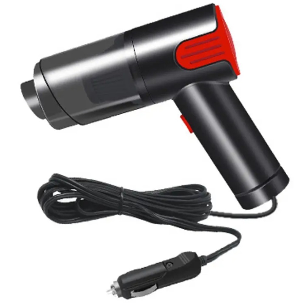 Main product image of Wired Red/Silver Handheld Portable Vacuum Cleaner for Auto & Home