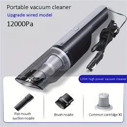 Product image of Silver and Red Rechargeable Handheld Car and Home Vacuum
