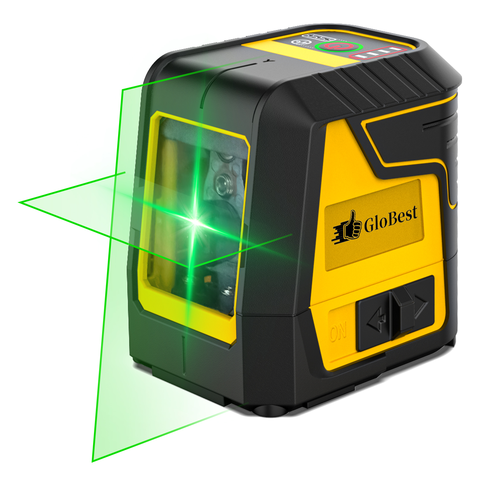 Main product image of Green Cross Line Laser Level, Self-leveling, Manual, Pulse, Magnetic Base, Battery