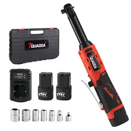 Product image of TQUAGGA 18V Cordless Electric Ratchet Wrench Set, Extended Neck, Variable Speed