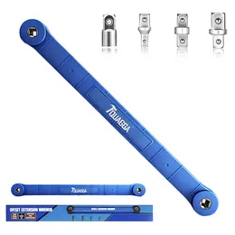 Product image of Offset Extension Wrench and Impact Square Drive Adapter Set, 3-Piece